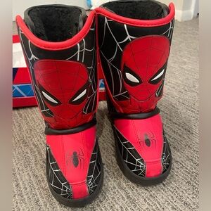Marvel Spider-Man Red and Black Kids' snow boots